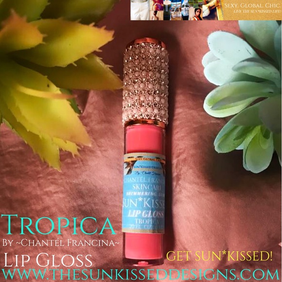 The Sun*Kissed Designs By Chantél Francina Makeup Classico Trpica Sunkissed Lip Gloss By